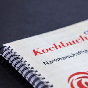 Kochbuch mit Wire-O-Bindung